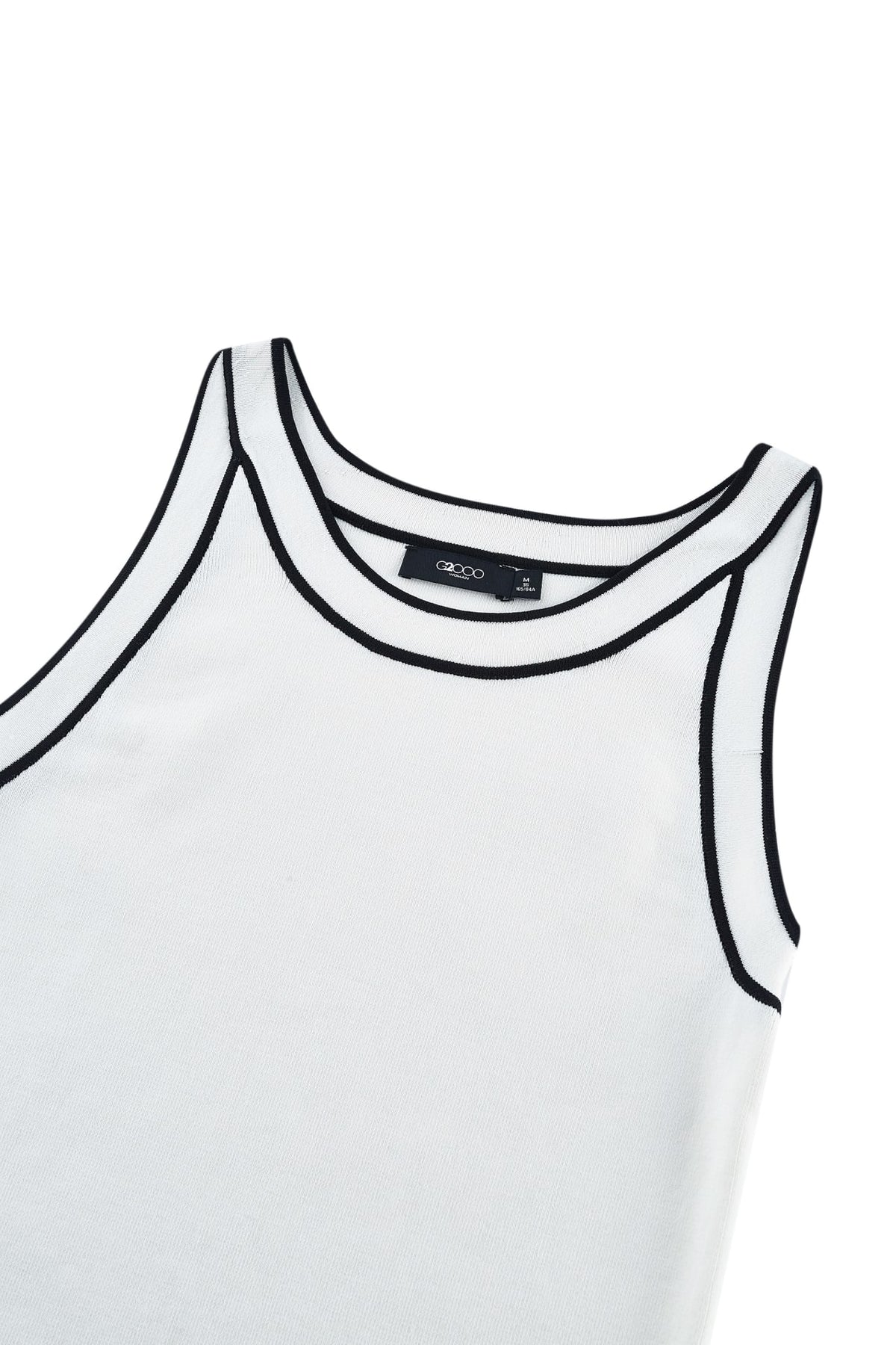 G2000 - Sweaters - Crew Neck Tipping Tie Up Top