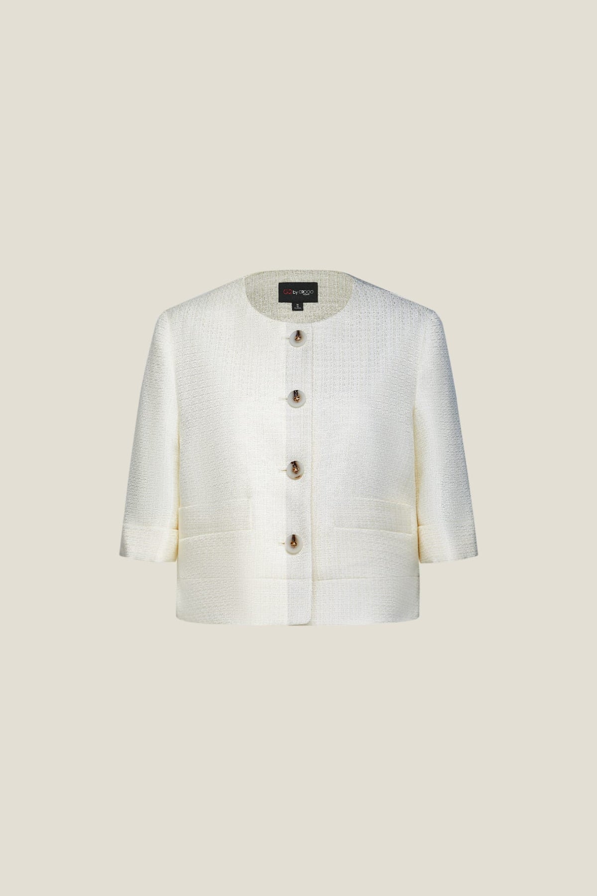 G2000 Coats & Jackets Tweed Jacket Pale Silver Regular