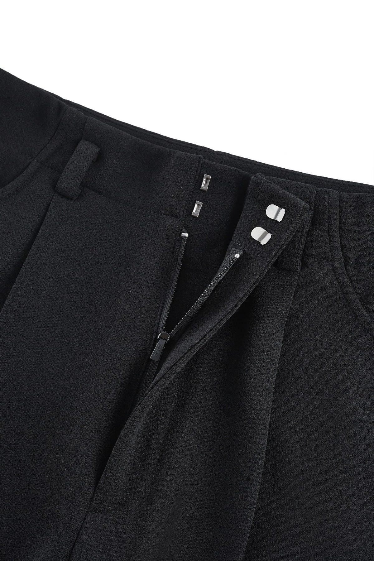 G2000 - Pants - Crepe Knit Regular Straight Leg Casual Pants With Belt
