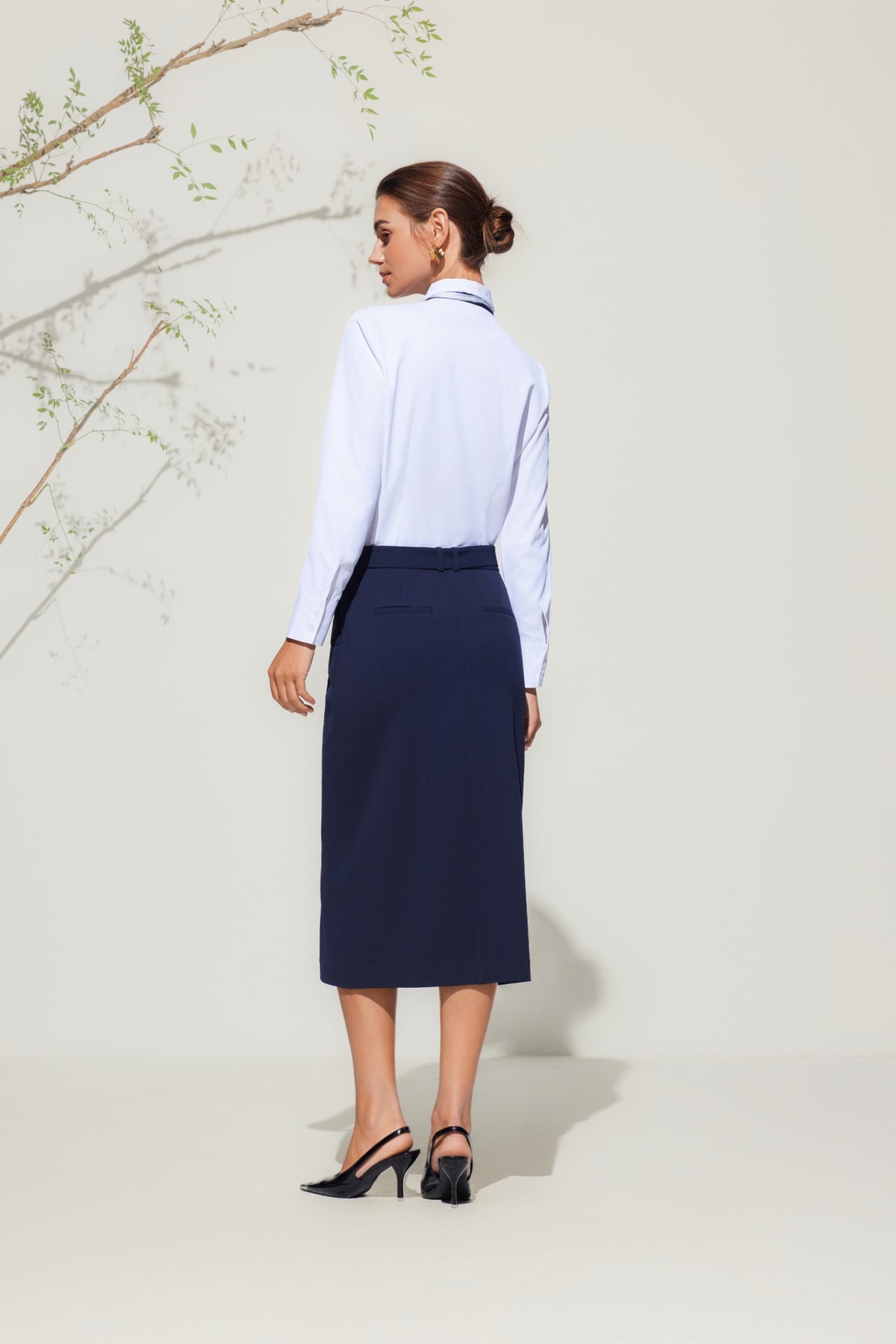 G2000 - Skirts - Crepe Knit H-Shaped Suit Skirt