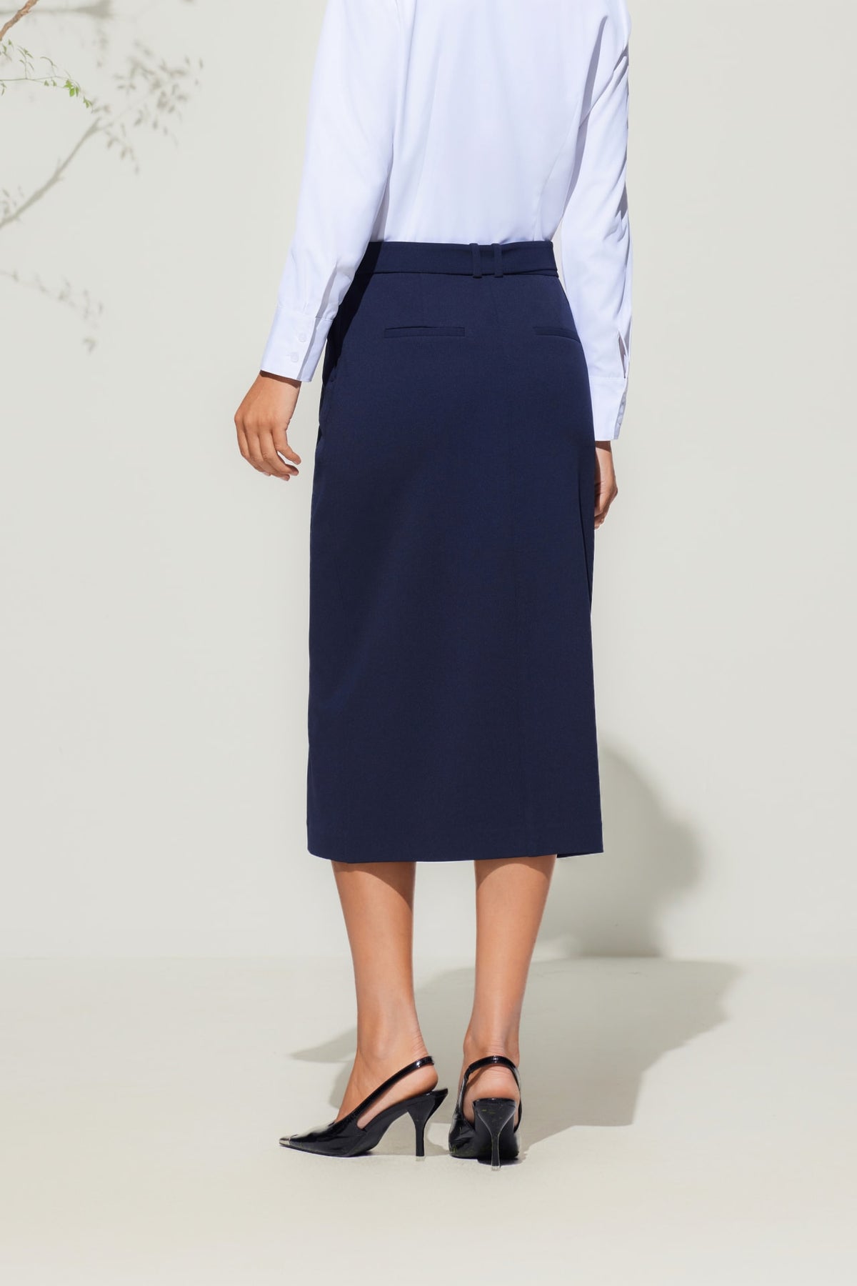 G2000 - Skirts - Crepe Knit H-Shaped Suit Skirt