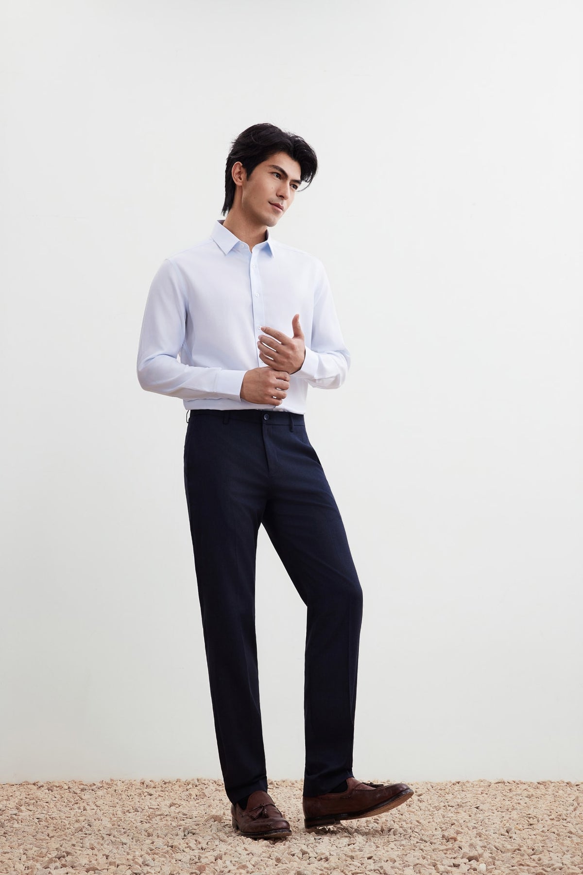 G2000 - Shirts - Non-Iron Premium Cotton Smart Fit 2 Tone Shirt