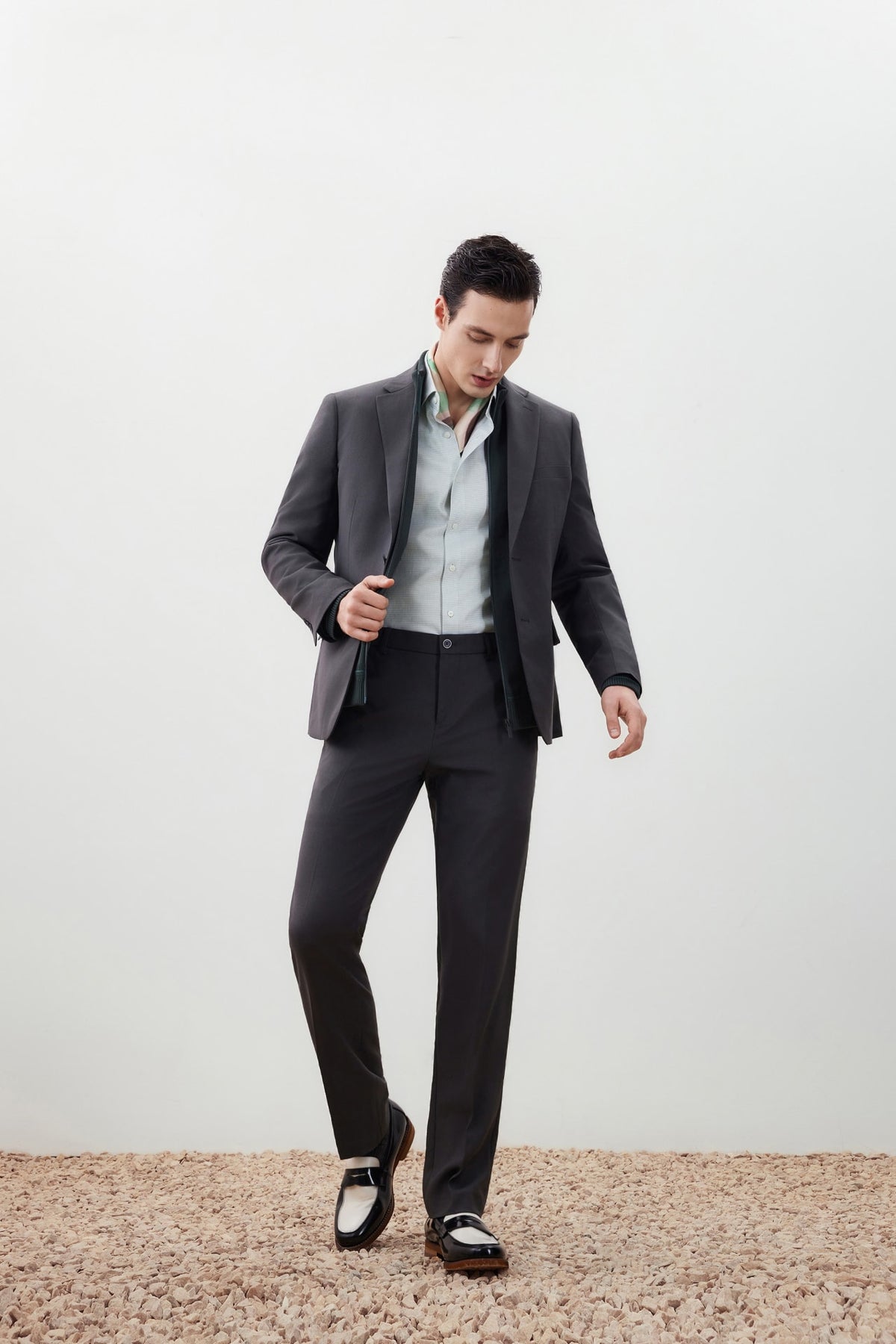 G2000 Shirts Non-Iron Premium Cotton Smart Fit 2 Tone Shirt