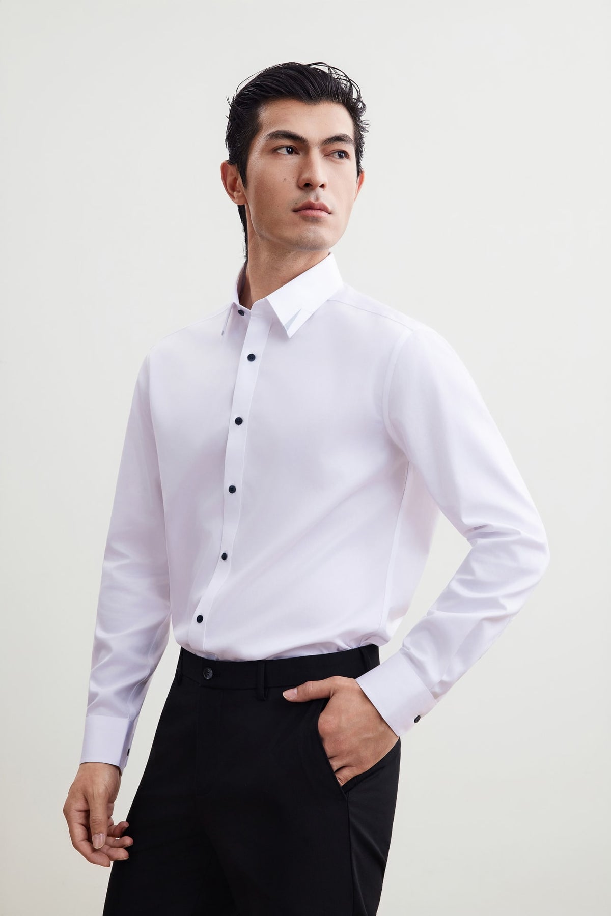 G2000 Shirts Non-Iron Premium Cotton Smart Fit Fine Twill Shirt