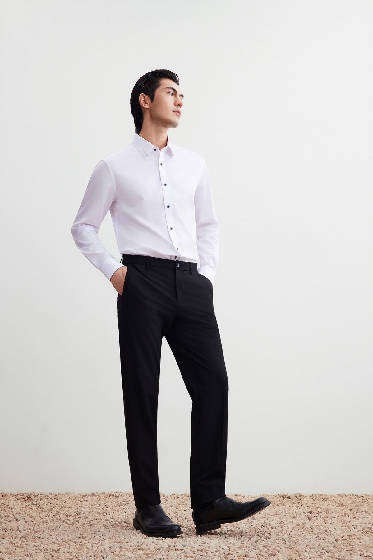 G2000 - Shirts - Non-Iron Premium Cotton Smart Fit Fine Twill Shirt