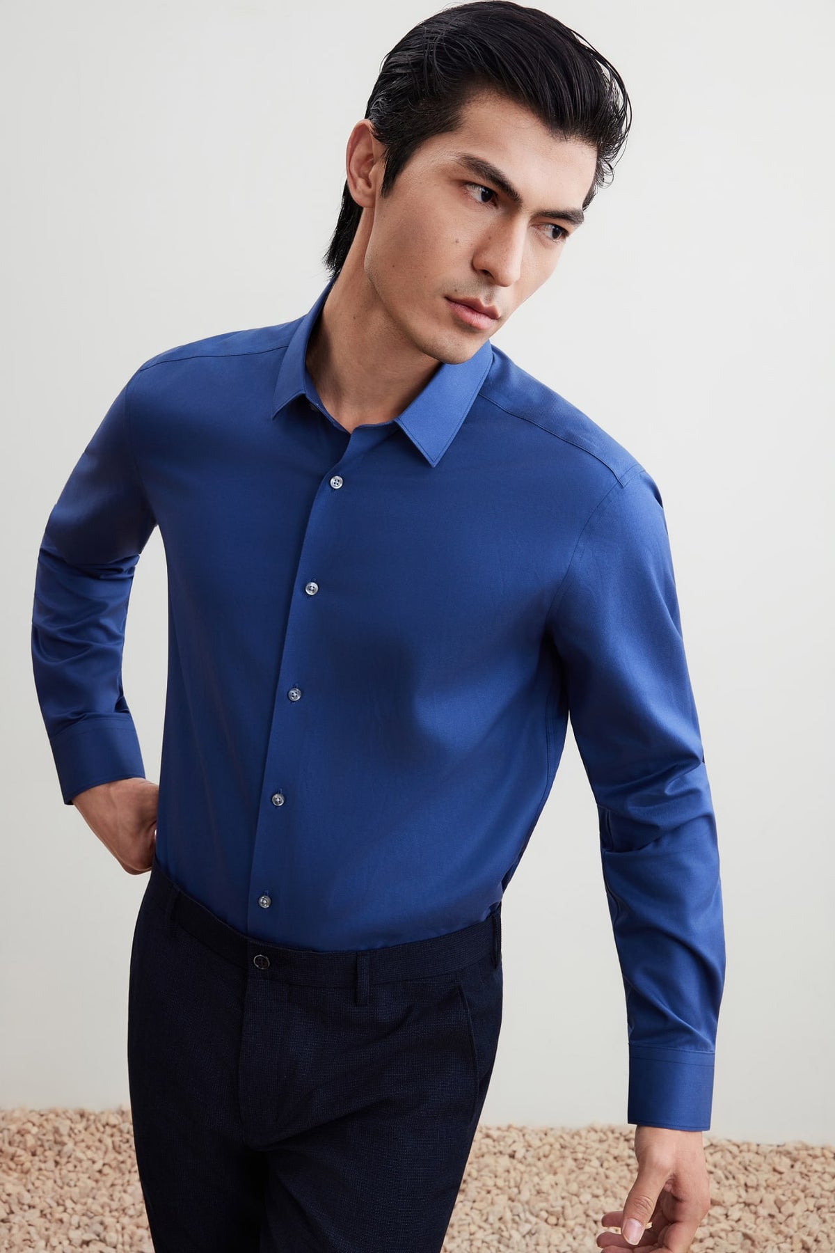 G2000 - Shirts - Non-Iron Premium Cotton Smart Fit Dobby Twill Shirt