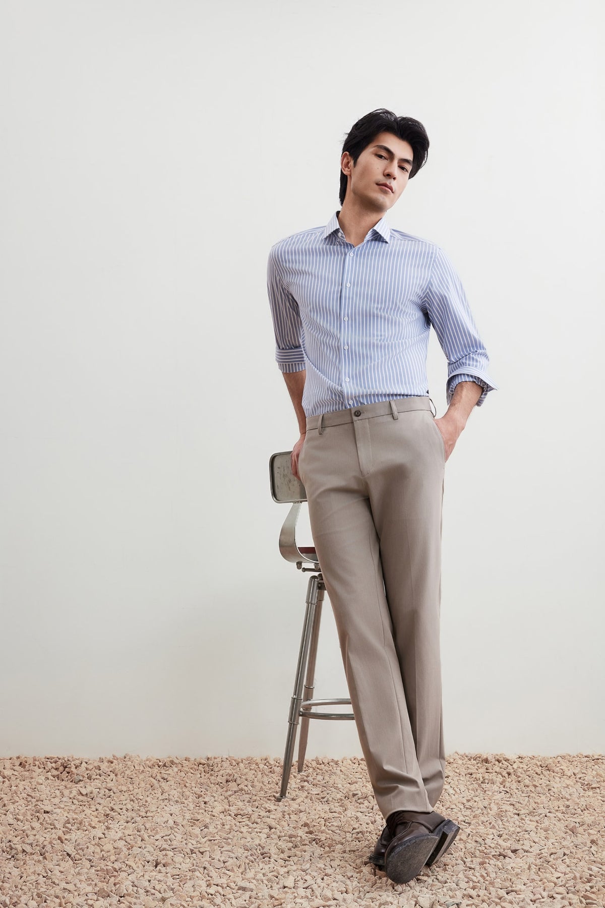 G2000 - Shirts - Non-Iron Smart Fit Stripe Shirt