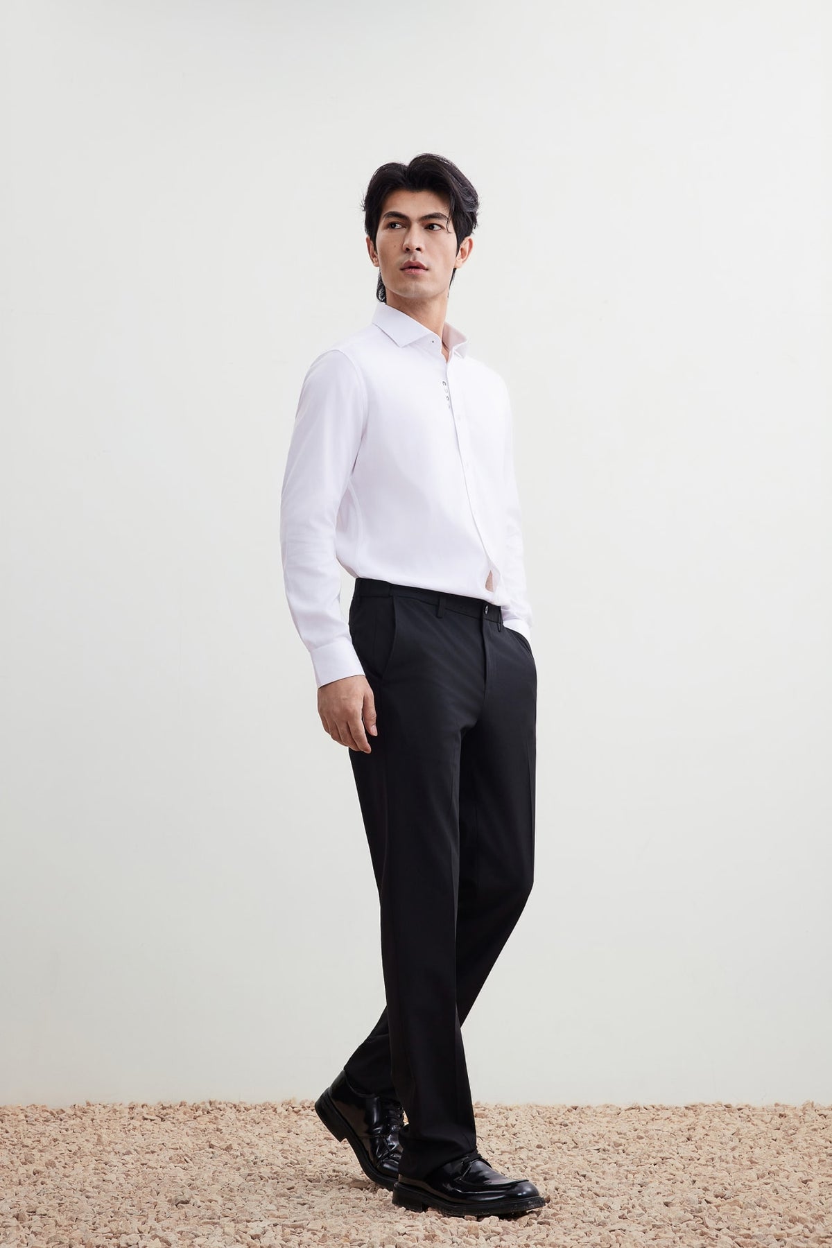 G2000 Shirts Non-Iron Smart Fit Oxford Shirt White Smart