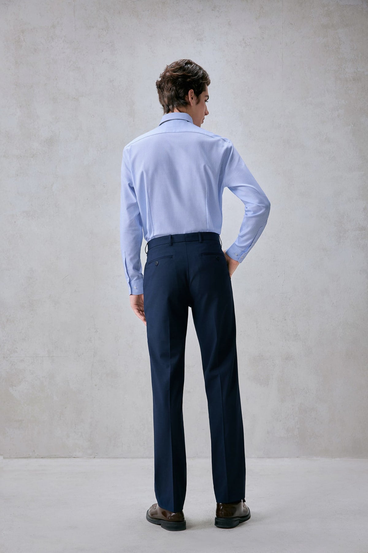 G2000 - Shirts - Non-Iron Easy Care 2 Tone Smart Fit Shirt