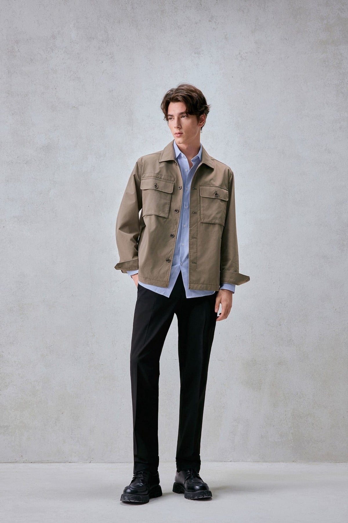 G2000 - Shirts - Non-Iron Easy Care Check Smart Fit Shirt