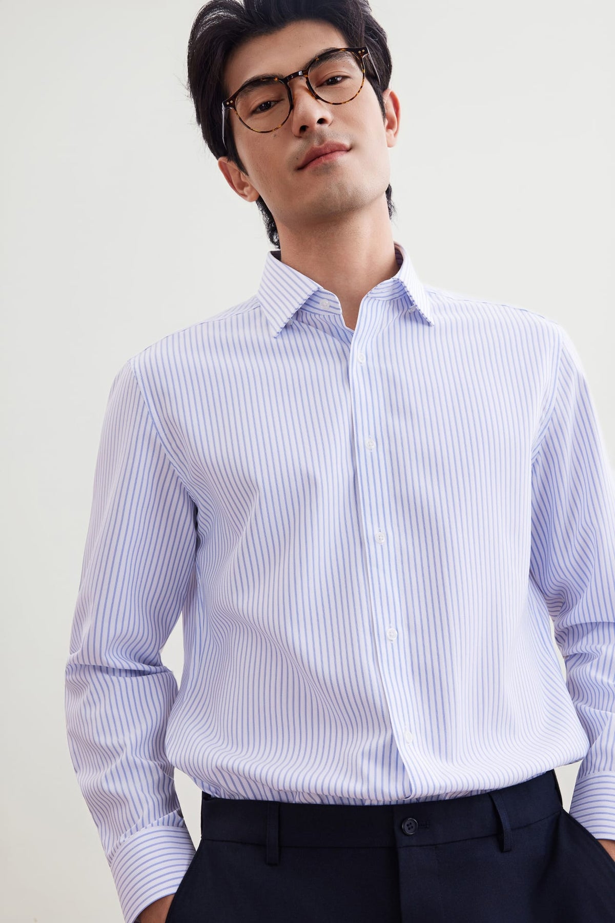 G2000 - Shirts - Non-Iron Dry Smart Fit Stripe Shirt