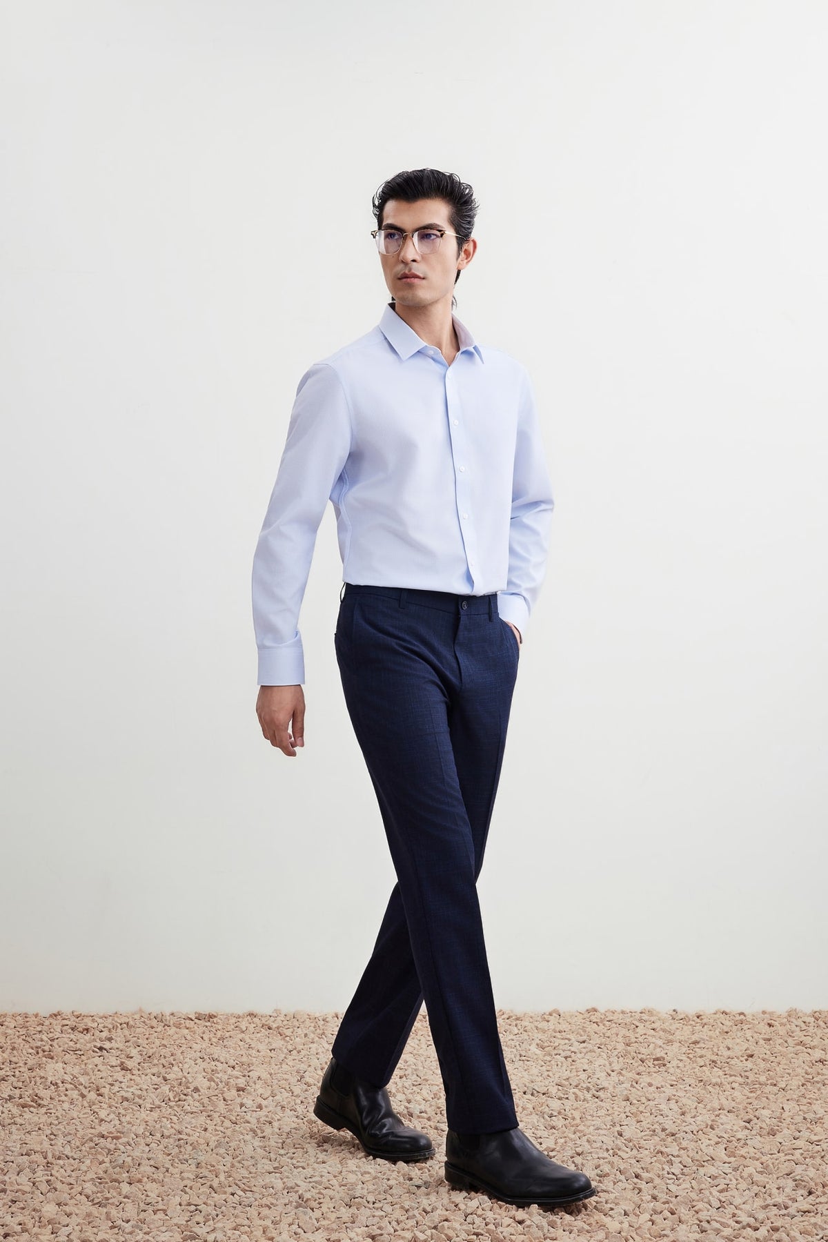 G2000 - Shirts - Non-Iron Dry Smart Fit Check Shirt