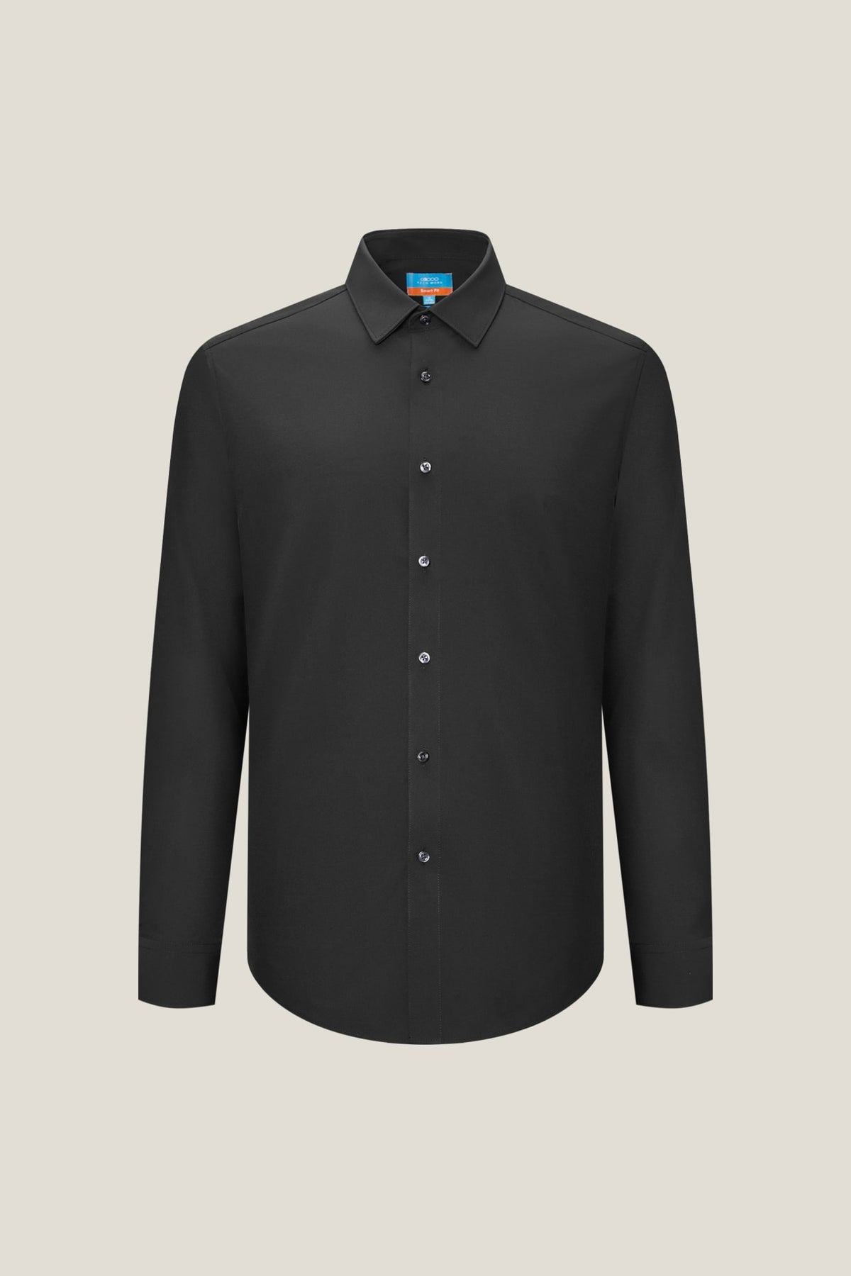 G2000 - Shirts - Non-Iron Dry Stretch Smart Fit Poplin Shirt - Black - Smart