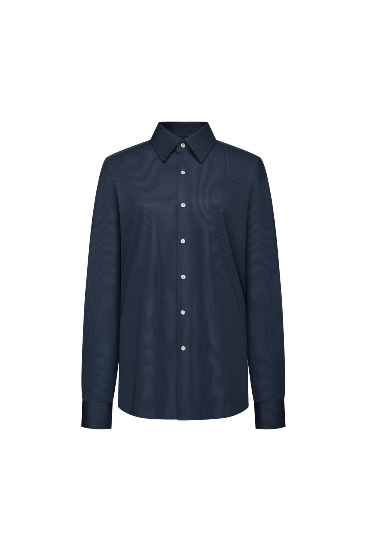 Non-Iron Comfort Knit Smart Fit Long Sleeve Shirt