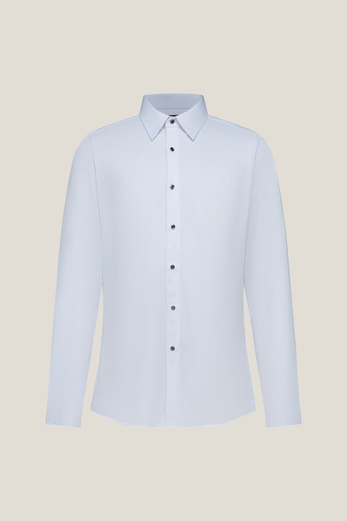 G2000 - Shirts - Non-Iron Warp Knit Slim Fit Long Sleeve Shirt