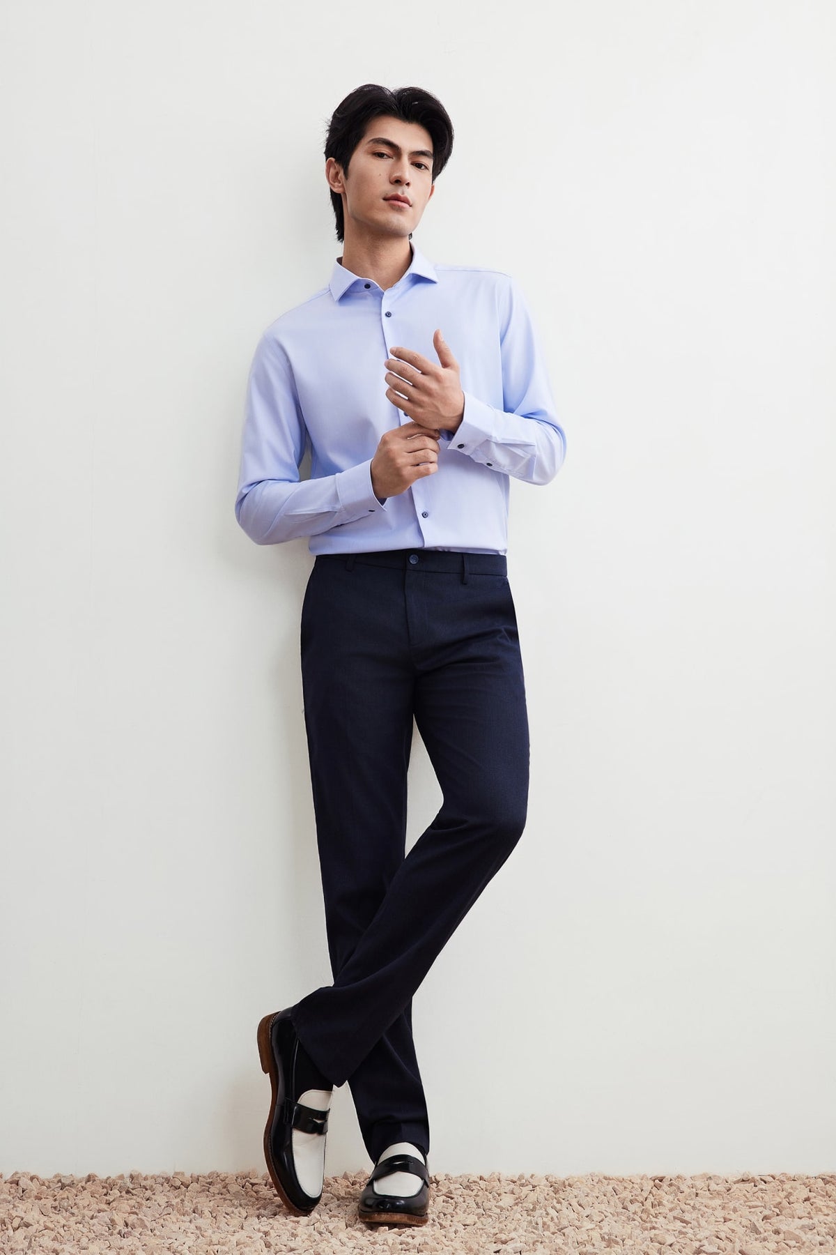 G2000 - Shirts - Non-Iron Silky Touch Smart Fit 2 Tone Shirt