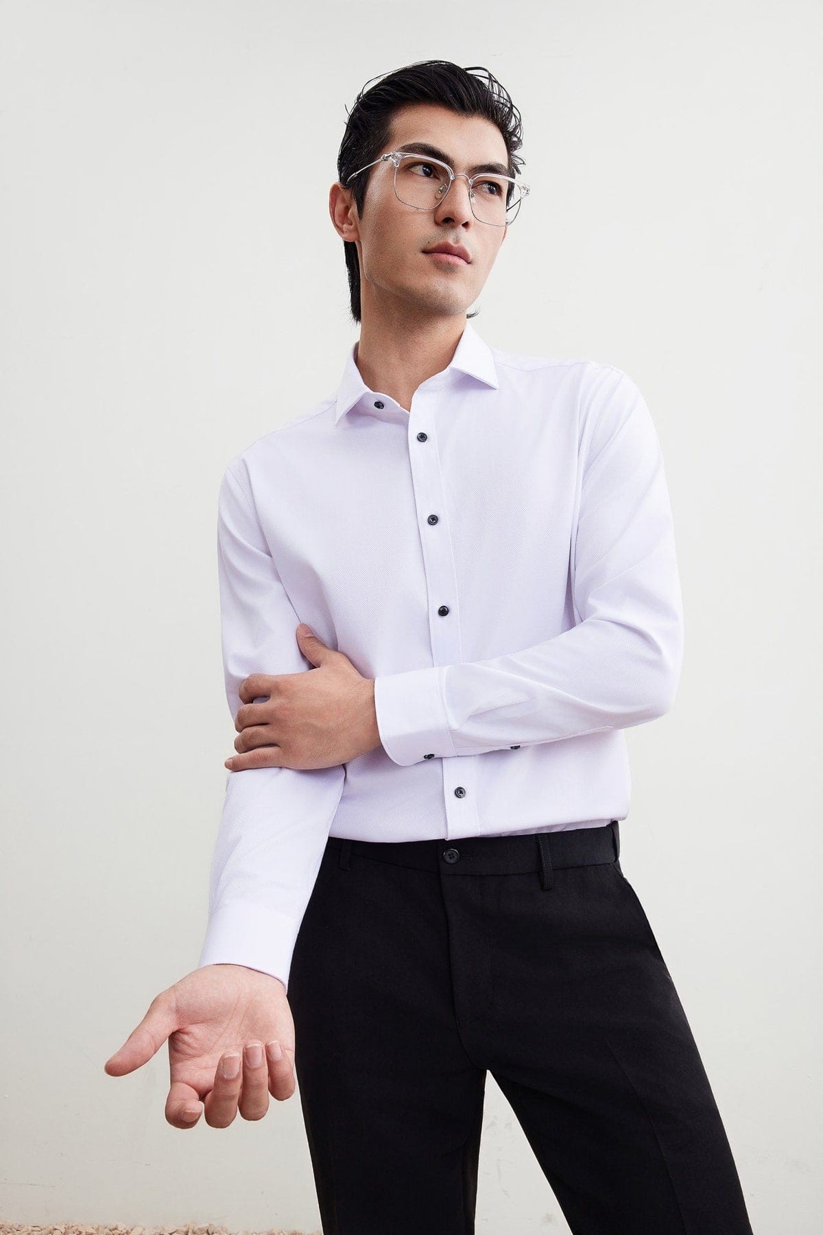G2000 - Shirts - Non-Iron Silky Touch Smart Fit Dobby Twill Shirt