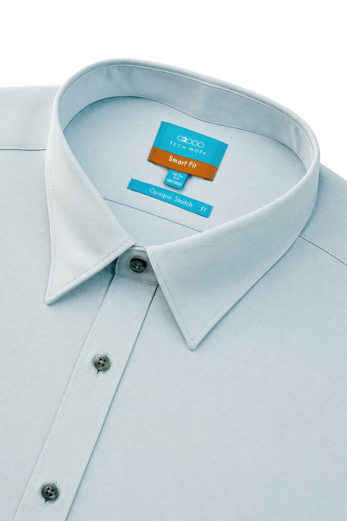 G2000 - Shirts - Easy Ironing Opaque UV Protection Fine Twill Smart Fit Long Sleeve Shirt