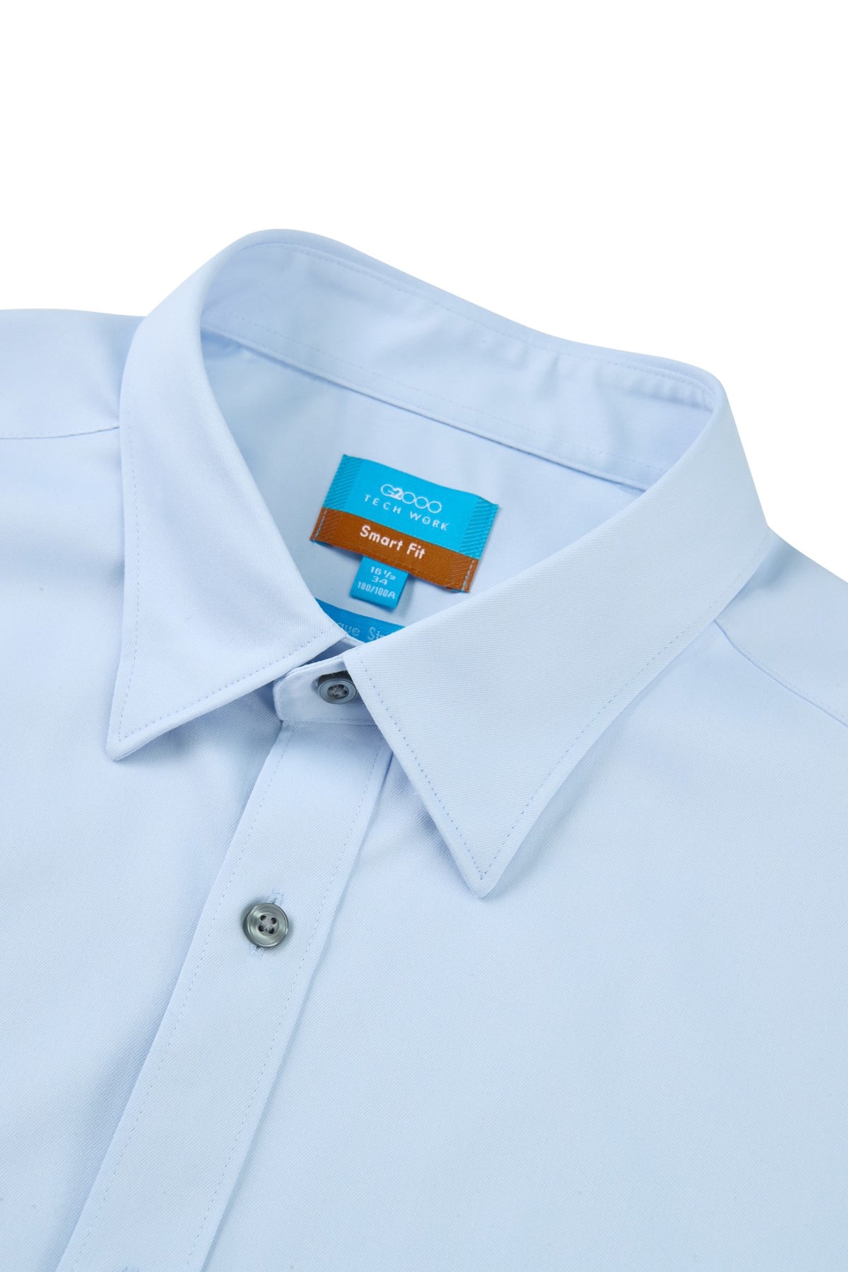G2000 - Shirts - Easy Ironing Opaque UV Protection Fine Twill Smart Fit Long Sleeve Shirt