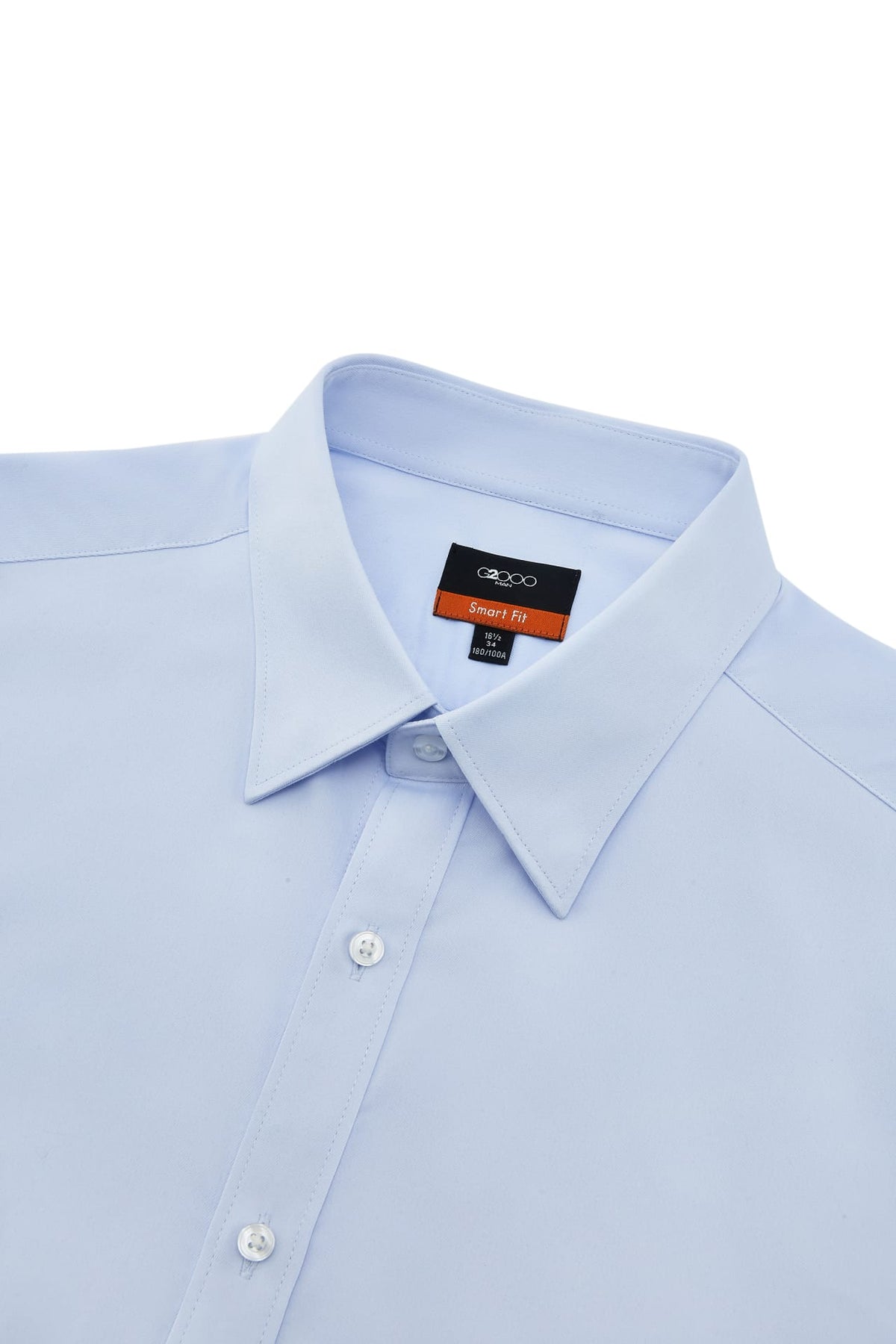 G2000 - Shirts - Easy Care Opaque Anti UV Fine Twill Smart Fit Long Sleeve Shirt