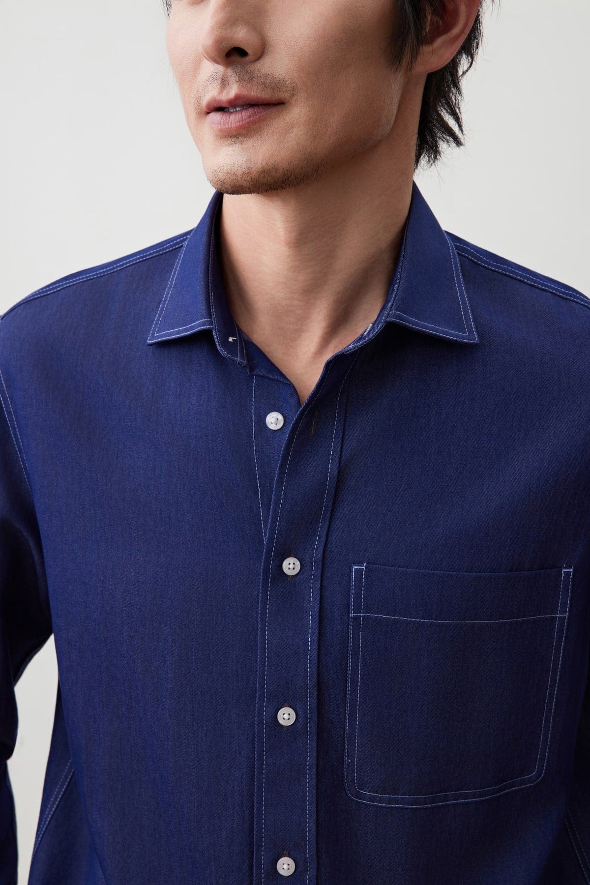 G2000 - Shirts - Denim-Like Comfort Fit Casual Shirt