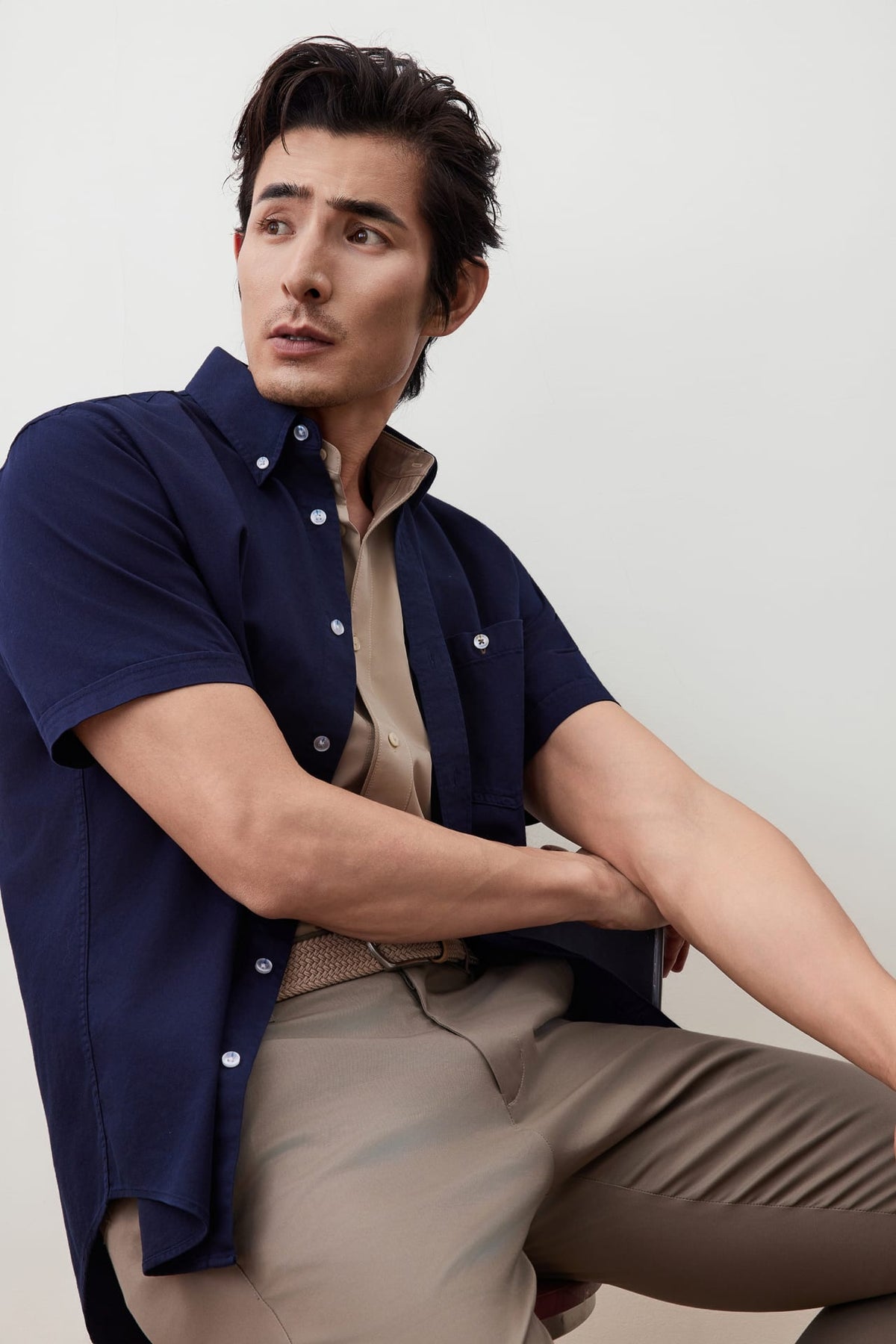 G2000 - Shirts - Cotton Garment-Dye Comfort Fit Short Sleeve Casual Shirt