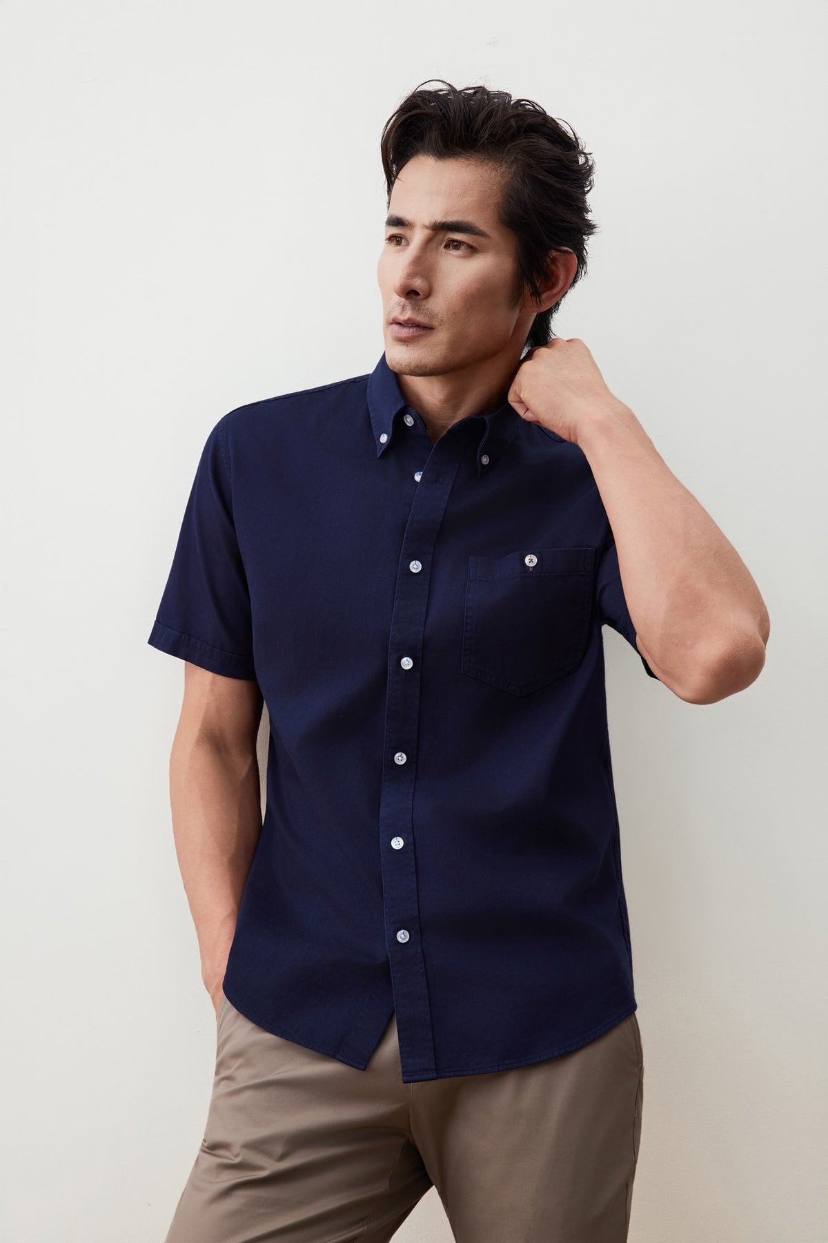 G2000 - Shirts - Cotton Garment-Dye Comfort Fit Short Sleeve Casual Shirt