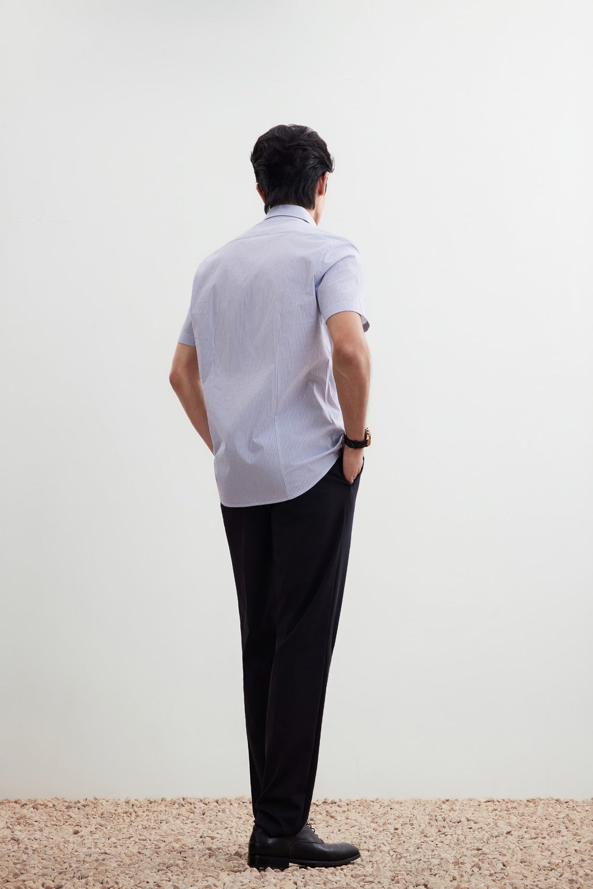 G2000 - Shirts - Non-Iron Easy Care Smart Fit Stripe Short Sleeve Shirt