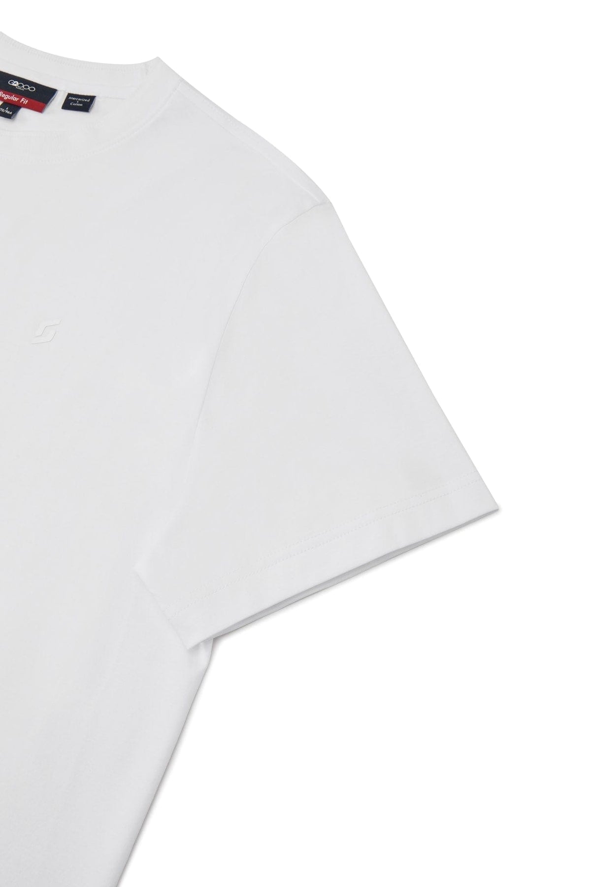 G2000 - T-Shirts - Mercerized Cotton Jersey High Crew Neck Regular Fit Tee