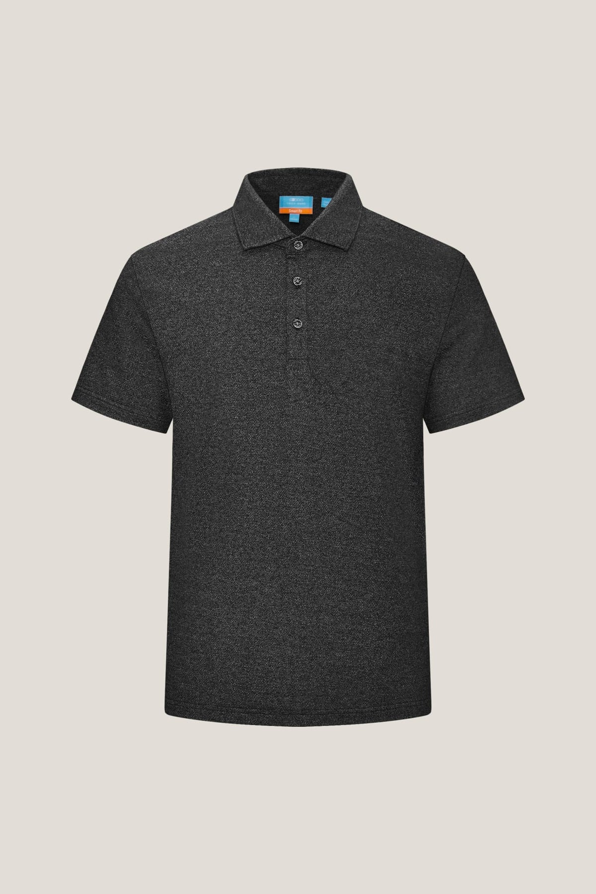 G2000 Polos Cool Touch Cotton Jacquard Smart Fit Polo Tee Black Ink Smart