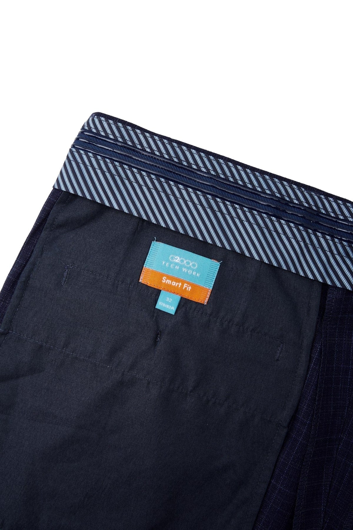 G2000 - Pants - Anti-Bacterial Smart Fit Check Suit Pants