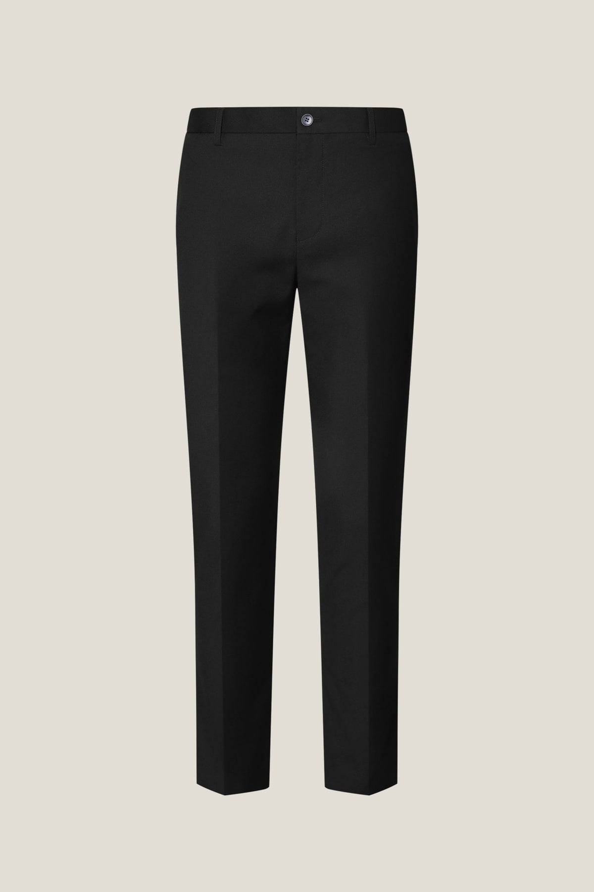 G2000 - Pants - Anti-Bacterial Smart Fit Tencel Linen Blend Suit Pants - Black - Smart