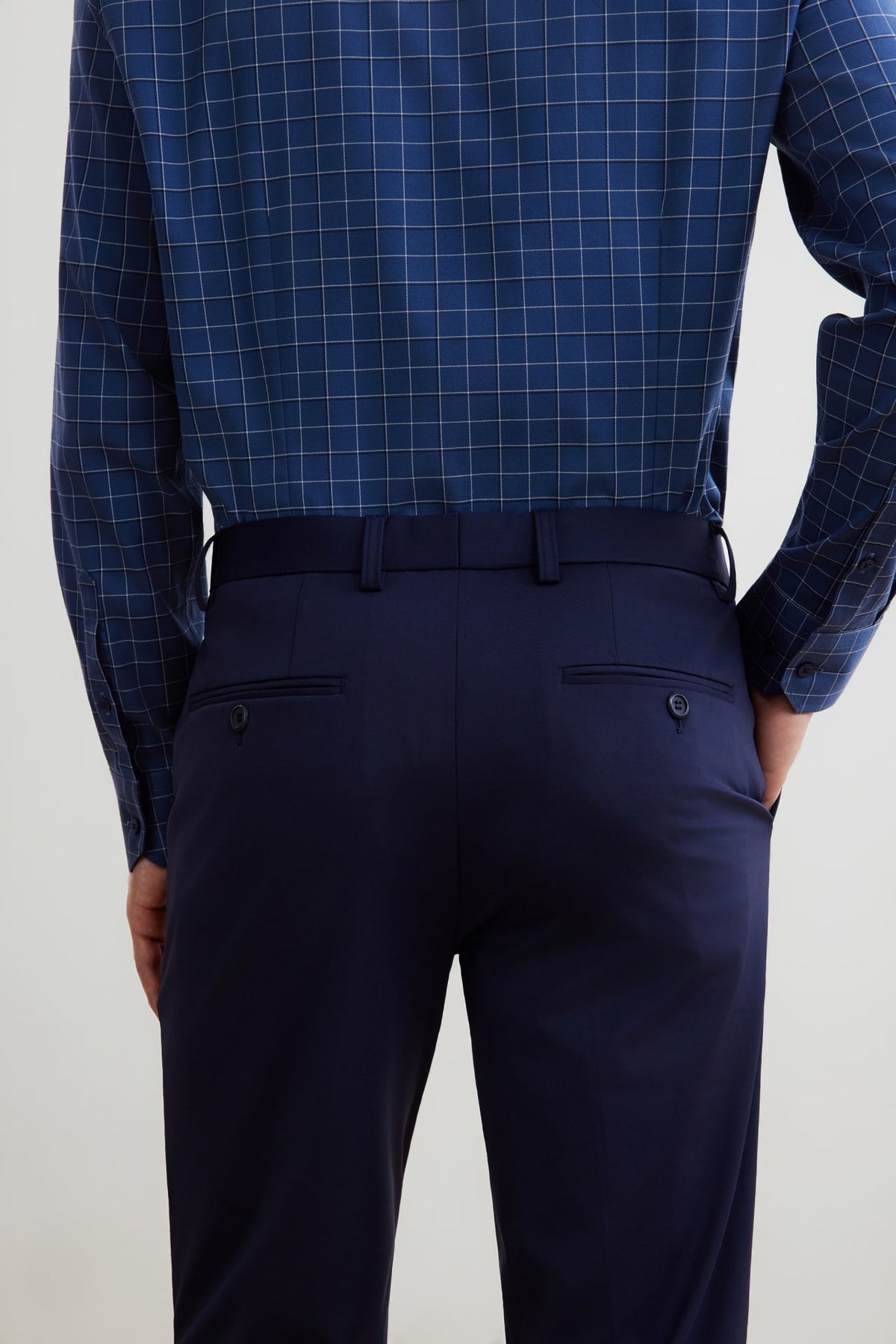 G2000 - Pants - Cool Touch Smart Fit Knit Print Suit Pants with Elastic Waist Band