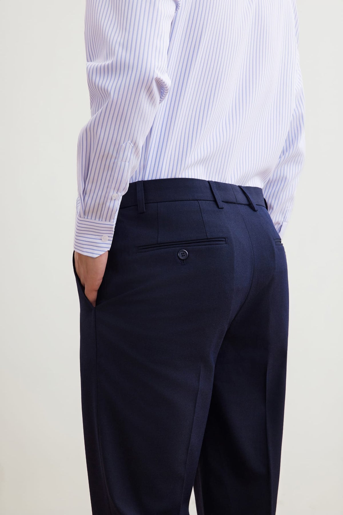 G2000 - Pants - Multi-Way Stretch Smart Fit Twill Suit Pants with Elastic Waist Band