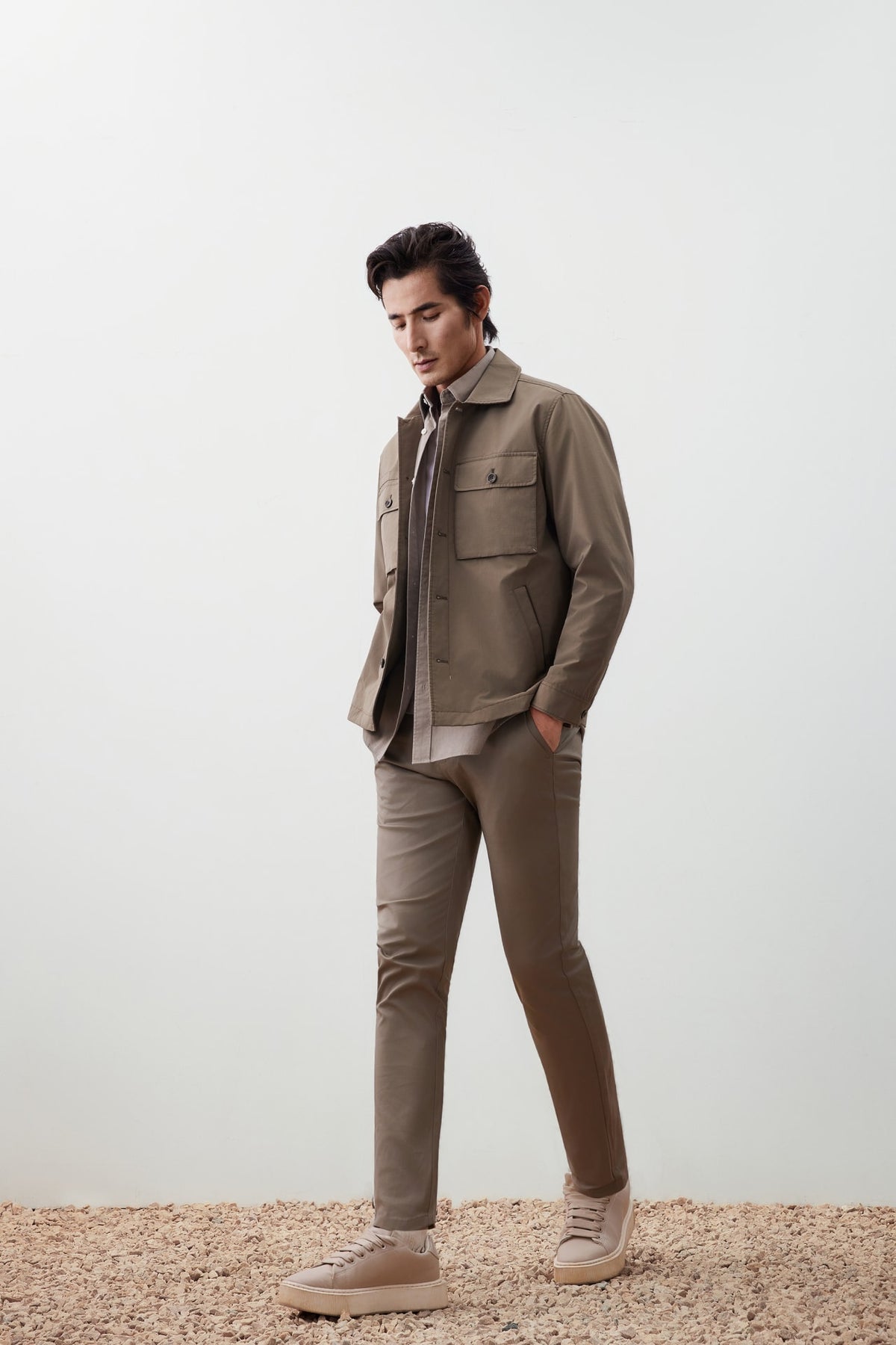 G2000 - Pants - Cotton Blend Extra Slim Fit Twill Casual Pants