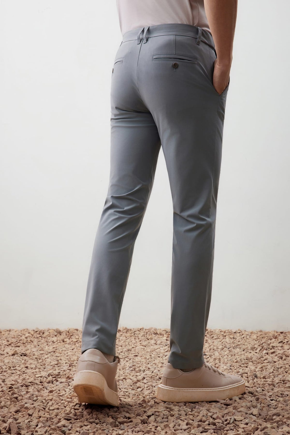 G2000 - Pants - Effortless Motion Multi-Way Stretch Poly Knit Ottoman Slim Tapered Fit Casual Pants