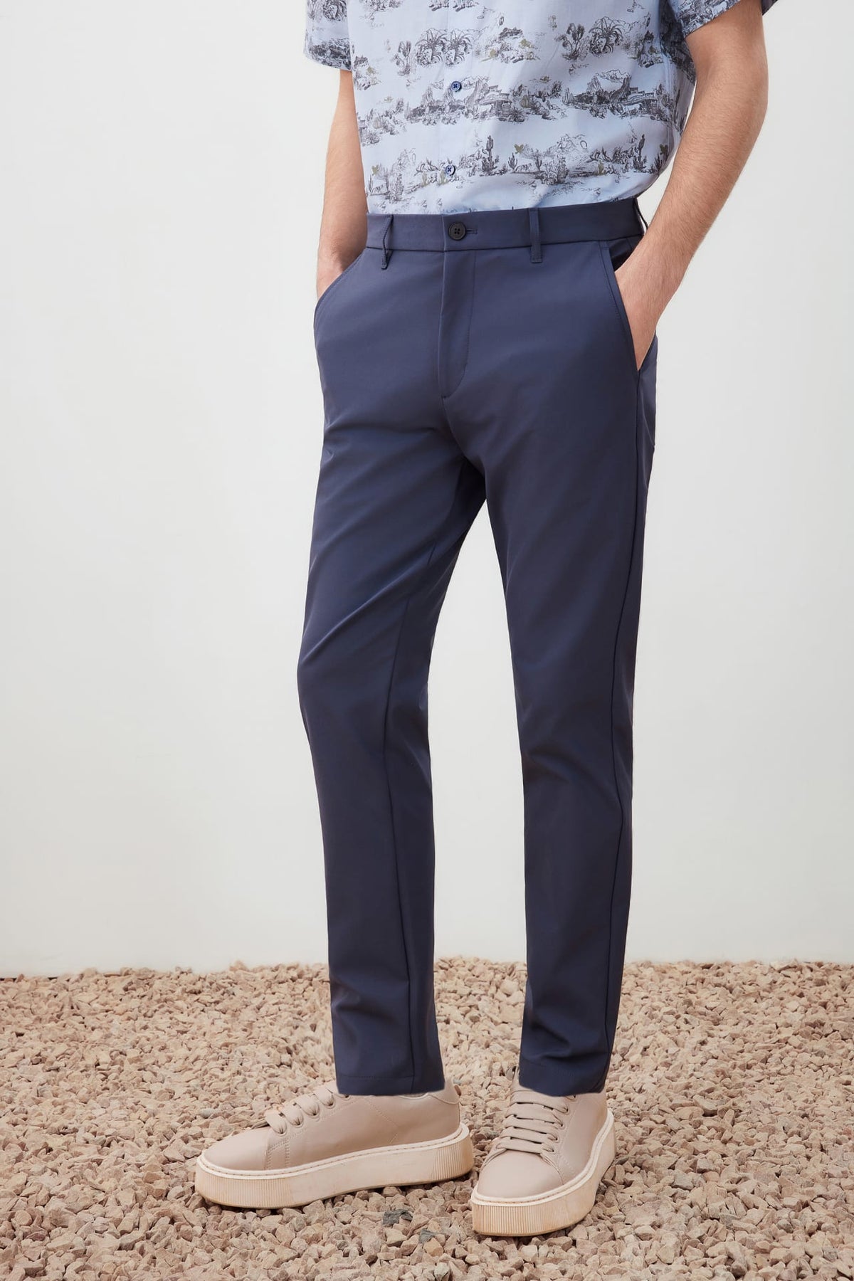 G2000 - Pants - Multi-Way Stretch Comfort Extra Slim Fit Twill Casual Pants