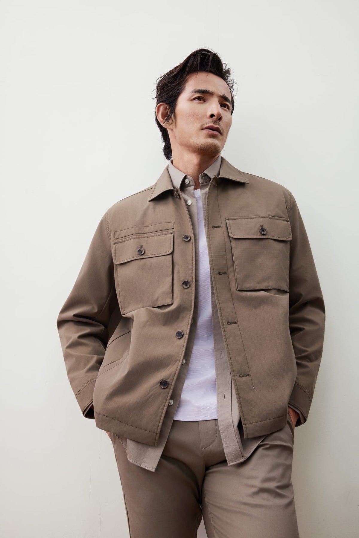 G2000 - Coats & Jackets - Ribstop Relax Fit Shirt Jacket