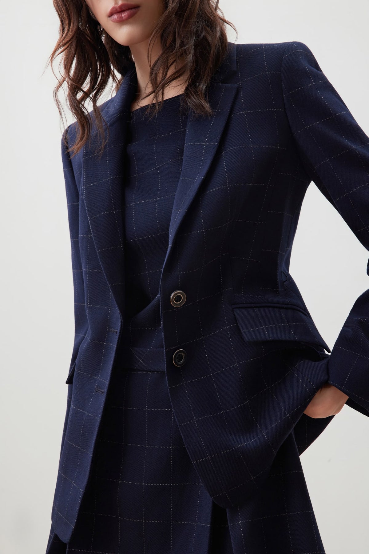 G2000 - Suits - Check Twill Blazer