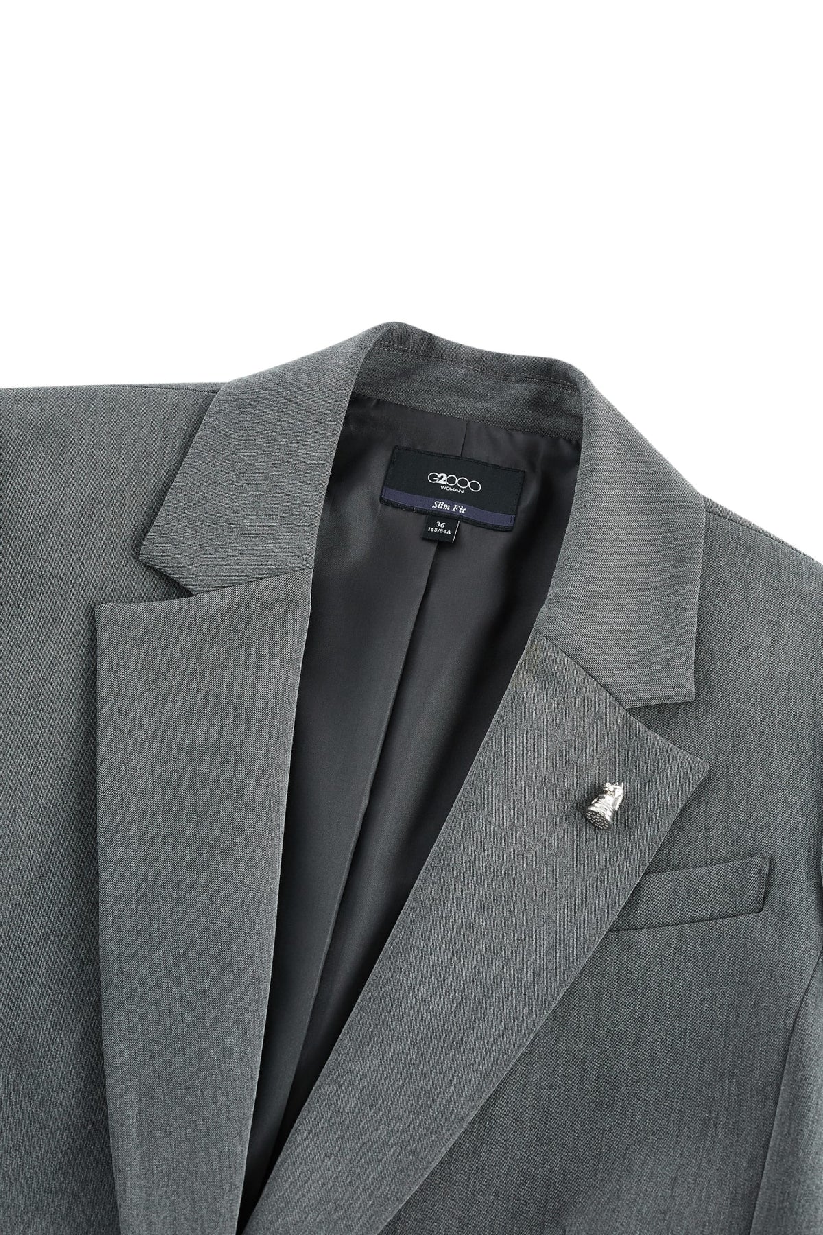 G2000 - Suits - Brooch Slim Blazer