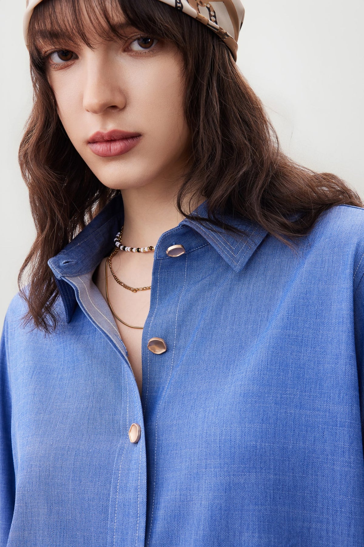 G2000 - Shirts - Denim Like Shirt