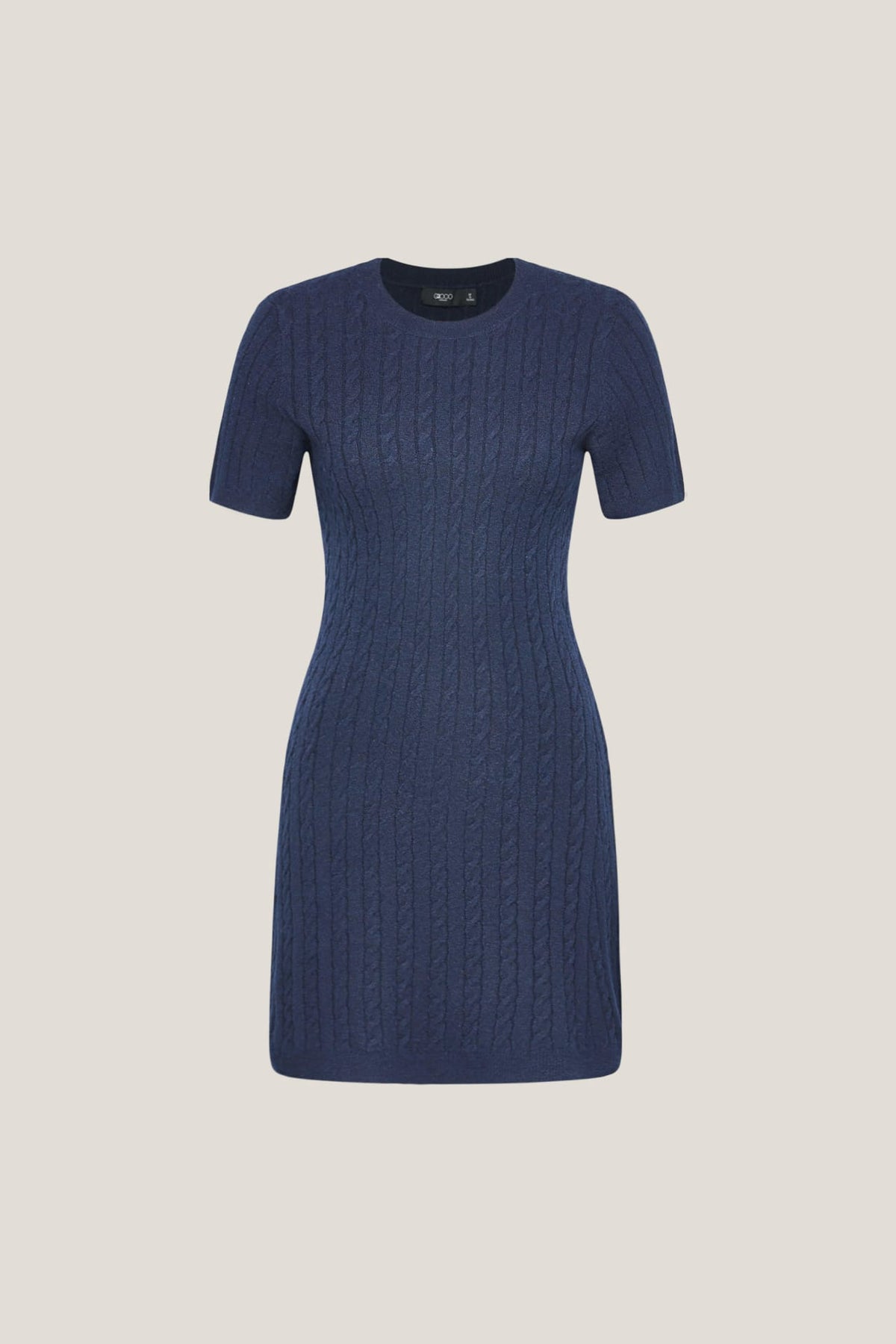 G2000 Dresses Cable Knit Sweater Dress Dark Navy Regular