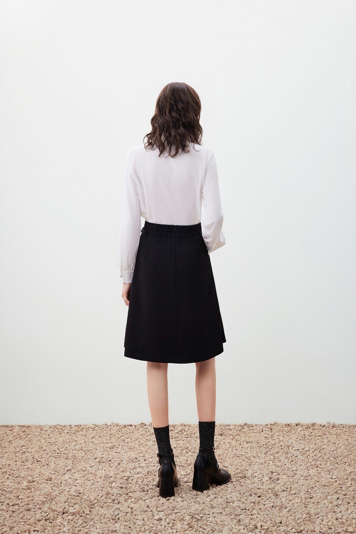 G2000 - Blouses - Shirt Blouse with Mini Contrast Bows