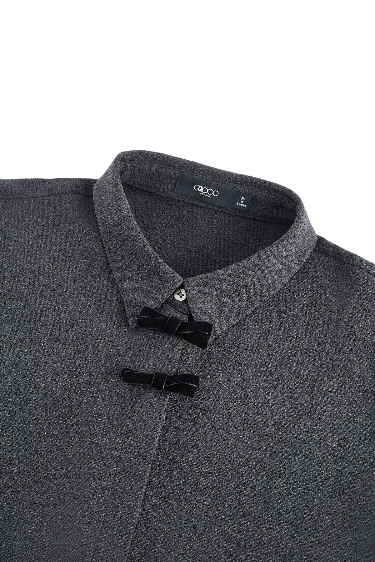 G2000 - Blouses - Shirt Blouse with Mini Contrast Bows