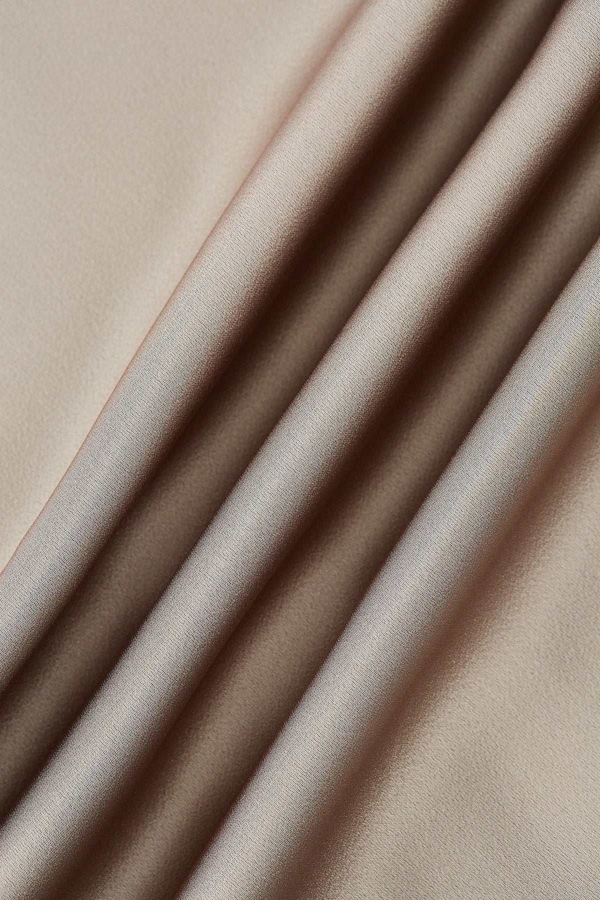 G2000 - Blouses - Satin Cap Sleeve Blouse with Scarf Necklace
