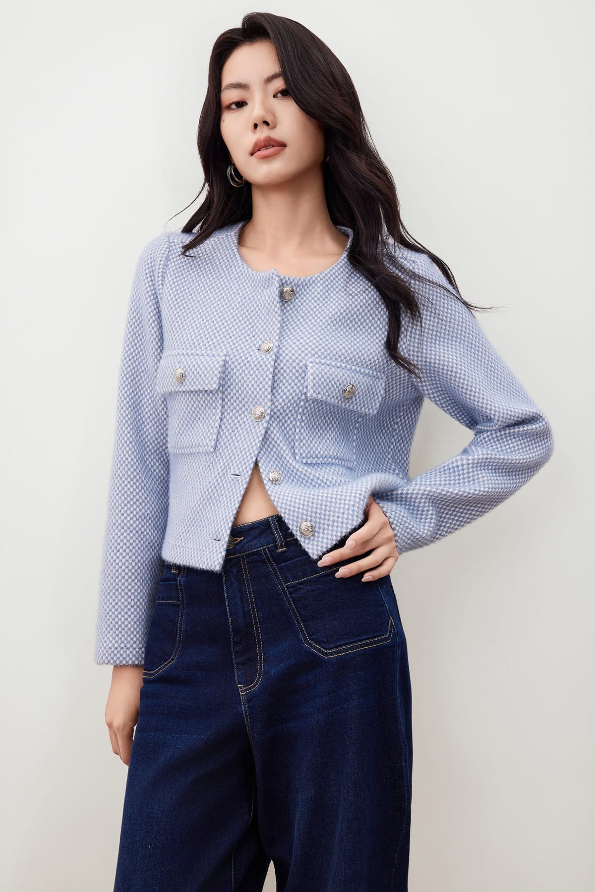 G2000 - T-Shirts - Jacquard Knit Cardigan