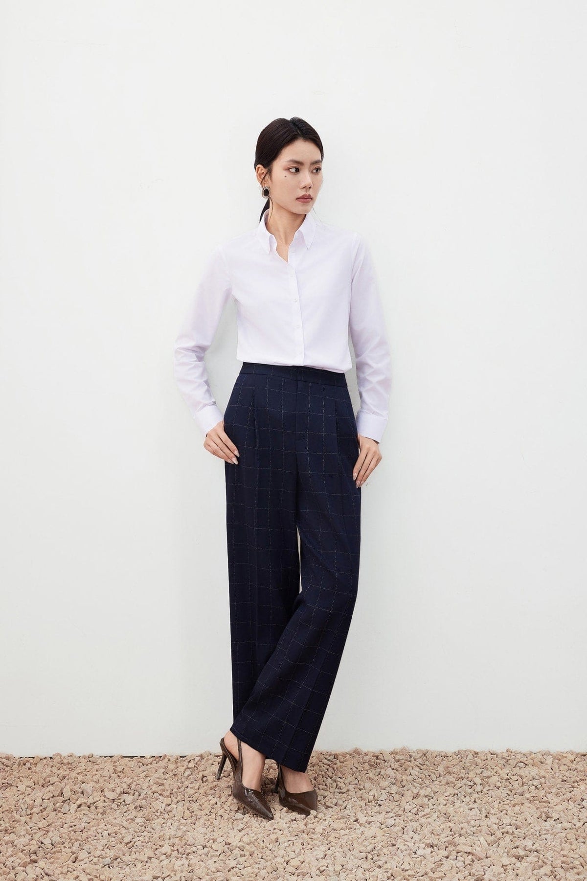 G2000 - Pants - Check Twill Relaxed Pants