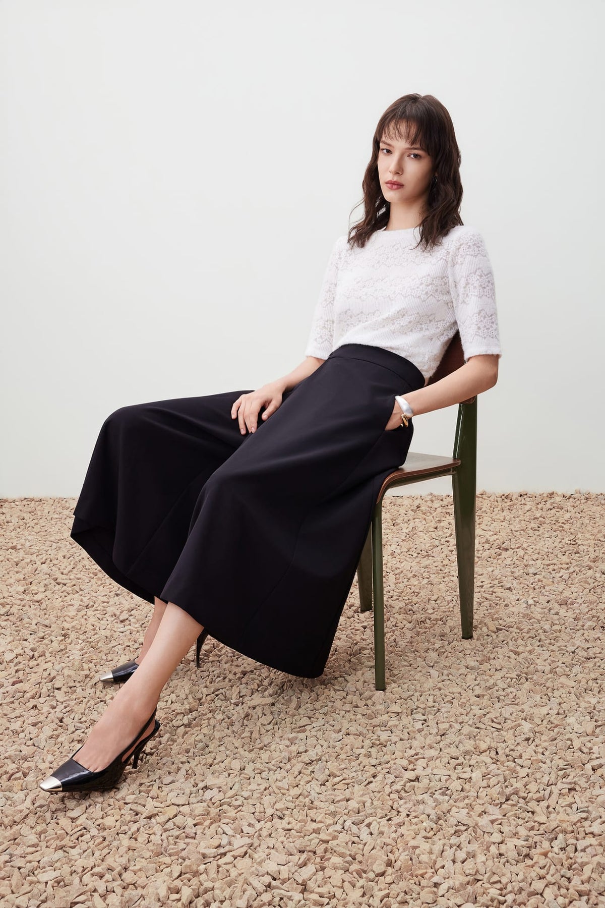 G2000 - Pants - Multiway Stretch Culottes - Black - Regular