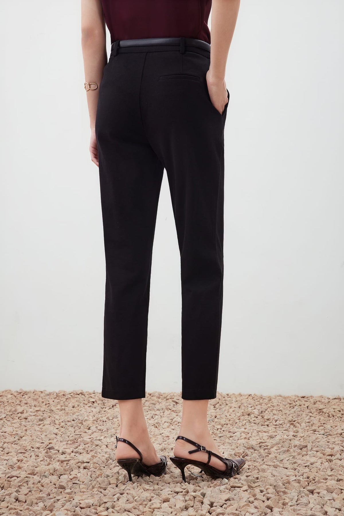 G2000 - Pants - Cropped Pique Cigarette Pants