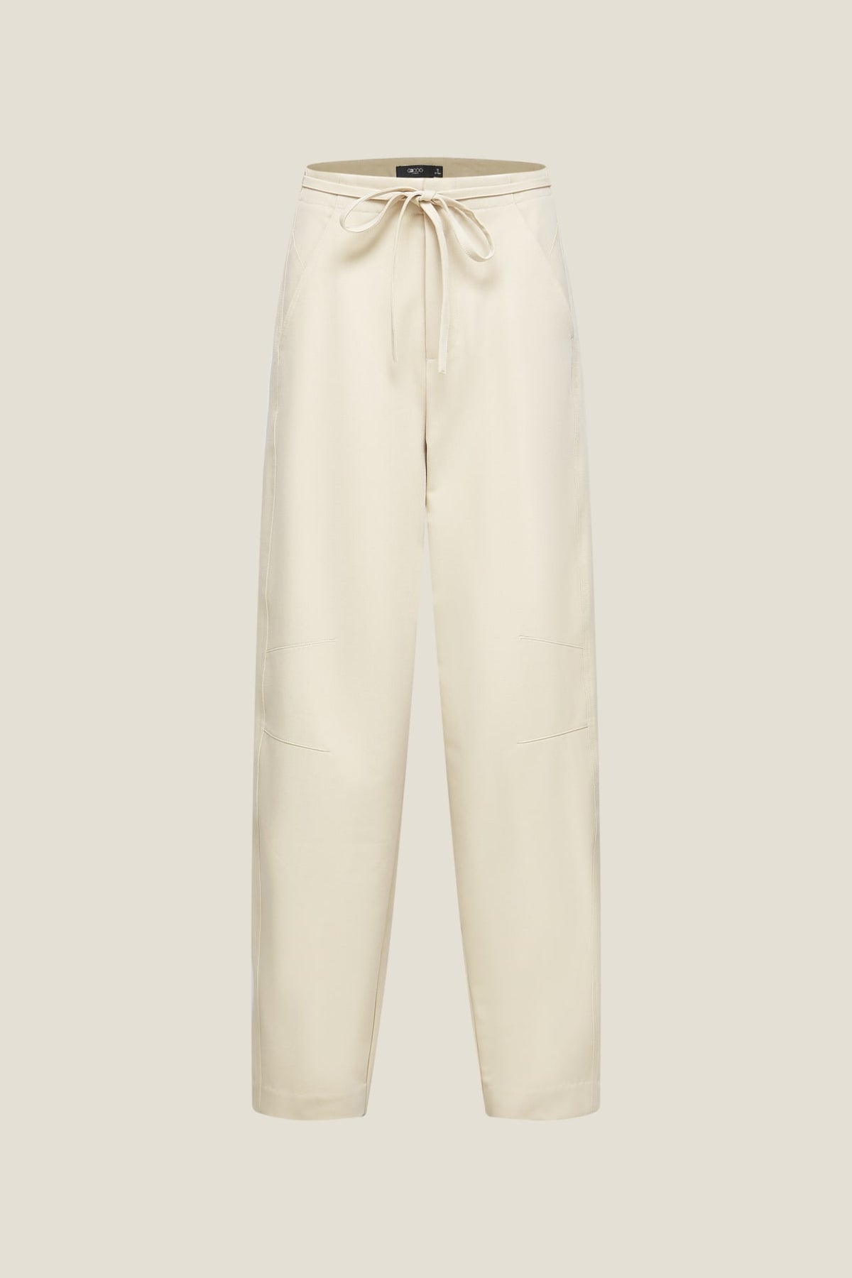 G2000 - Pants - Rope Waist Barrel Leg Pants - Crockery - Regular